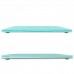 MacBook 12''  with Retina Display - 2 in 1 Clear Matte Turquoise Soft-Touch Plastic Hard Protective Case Cover